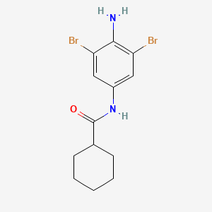 N-(4-amino-3,5-dibromophenyl)cyclohexanecarboxamide