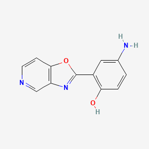 4-Amino-2-[1,3]oxazolo[4,5-c]pyridin-2-ylphenol