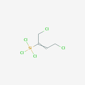 Trichloro(1,4-dichlorobut-2-en-2-yl)silane