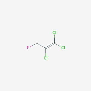molecular formula C3H2Cl3F B11717258 1,1,2-Trichloro-3-fluoroprop-1-ene 