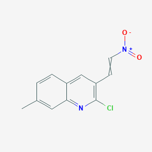 2-Chloro-7-methyl-3-(2-nitroethenyl)quinoline