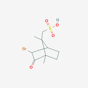 molecular formula C10H15BrO4S B117179 3-Bromo-2-oxobornane-8-sulphonic acid CAS No. 5344-58-1