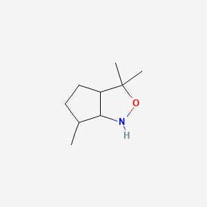 3,3,6-Trimethylhexahydro-1H-cyclopenta[c][1,2]oxazole
