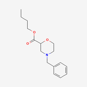 molecular formula C16H23NO3 B11717997 Butyl 4-benzylmorpholine-2-carboxylate 