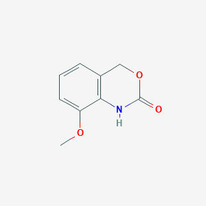 molecular formula C9H9NO3 B11718188 8-Methoxy-1H-benzo[d][1,3]oxazin-2(4H)-one 