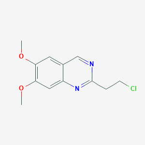 molecular formula C12H13ClN2O2 B11718227 2-(2-Chloroethyl)-6,7-dimethoxyquinazoline CAS No. 2006277-21-8