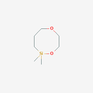 molecular formula C7H16O2Si B11718427 2,2-Dimethyl-1,6,2-dioxasilocane 