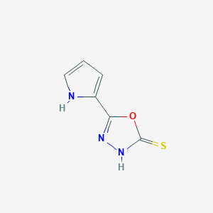 5-(1H-pyrrol-2-yl)-1,3,4-oxadiazole-2-thiol