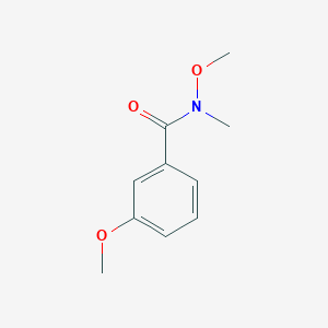 molecular formula C10H13NO3 B117185 N,3-Dimethoxy-N-methylbenzamide CAS No. 152121-82-9