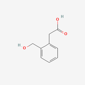 molecular formula C9H10O3 B11718780 2-[2-(hydroxymethyl)phenyl]acetic Acid CAS No. 81065-81-8
