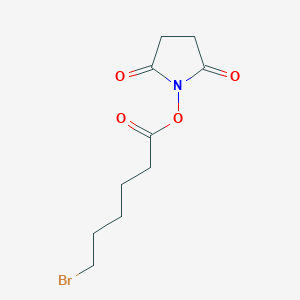 molecular formula C10H14BrNO4 B11718843 2,5-Dioxopyrrolidin-1-yl 6-bromohexanoate 