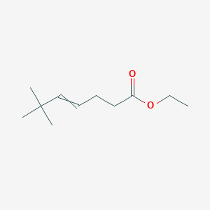 molecular formula C11H20O2 B11719000 ethyl 6,6-dimethylhept-4-enoate 