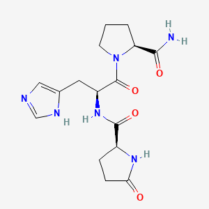molecular formula C16H22N6O4 B1171908 Protirelin CAS No. 11096-37-0