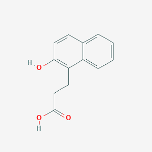 molecular formula C13H12O3 B1171929 3-(2-hydroxynaphthalen-1-yl)propanoic acid CAS No. 10441-53-9