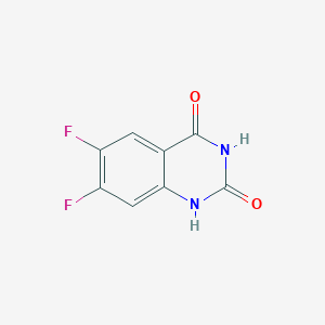 molecular formula C8H4F2N2O2 B11719340 6,7-difluoroquinazoline-2,4(1H,3H)-dione 