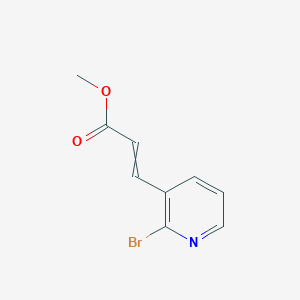 molecular formula C9H8BrNO2 B11719370 Methyl 3-(2-bromopyridin-3-yl)prop-2-enoate 