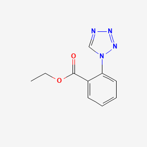 molecular formula C10H10N4O2 B11719371 Ethyl 2-(1-Tetrazolyl)benzoate 