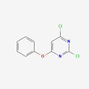 molecular formula C10H6Cl2N2O B11719413 2,4-Dichloro-6-phenoxypyrimidine 