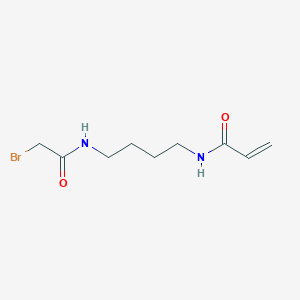 molecular formula C9H15BrN2O2 B11719433 N-(4-(2-bromoacetamido)butyl)acrylamide 
