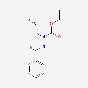 molecular formula C13H16N2O2 B11719478 N'-(phenylmethylidene)-N-(prop-2-en-1-yl)ethoxycarbohydrazide 