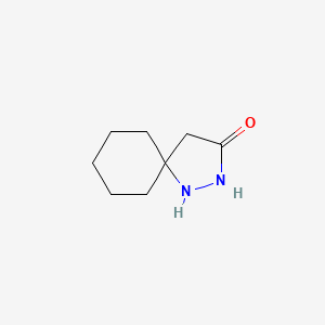 molecular formula C8H14N2O B11719480 1,2-Diazaspiro[4.5]decan-3-one 