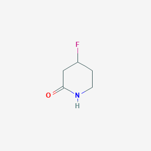 molecular formula C5H8FNO B11719482 4-Fluoropiperidin-2-one 