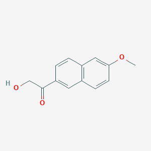 molecular formula C13H12O3 B11719529 2-Hydroxy-1-(6-methoxy-2-naphthyl)ethanone 
