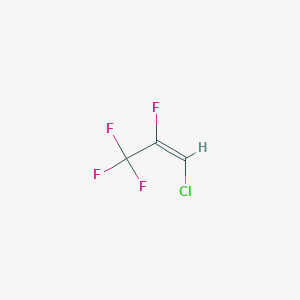 molecular formula C3HClF4 B11719674 (E)-1-Chloro-2,3,3,3-tetrafluoropropene CAS No. 111512-52-8