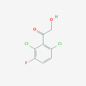 molecular formula C8H5Cl2FO2 B11719882 2',6'-Dichloro-3'-fluoro-2-hydroxyacetophenone 