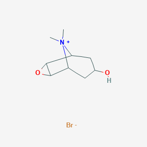 molecular formula C9H16BrNO2 B117200 Scopine Methobromide CAS No. 1508-46-9