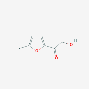 molecular formula C7H8O3 B11720052 2-Hydroxy-1-(5-methyl-2-furyl)ethanone 