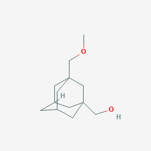 molecular formula C13H22O2 B11720192 [3-(Methoxymethyl)adamantan-1-yl]methanol 