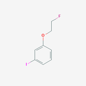 molecular formula C8H8FIO B11720292 1-(2-Fluoroethoxy)-3-iodobenzene 