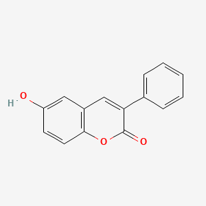 molecular formula C15H10O3 B11720545 6-hydroxy-3-phenyl-2H-chromen-2-one CAS No. 6468-47-9