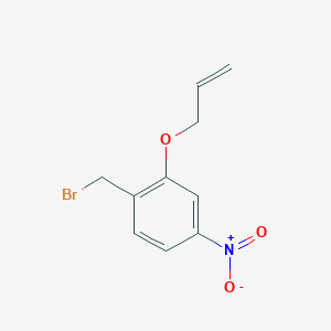 molecular formula C10H10BrNO3 B11720554 2-(Allyloxy)-4-nitrobenzyl Bromide 