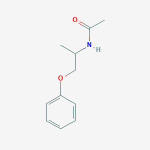 molecular formula C11H15NO2 B11720772 N-(1-phenoxypropan-2-yl)acetamide 