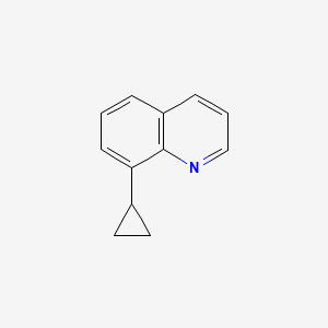 molecular formula C12H11N B11720828 8-Cyclopropylquinoline 