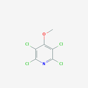 molecular formula C6H3Cl4NO B11721063 2,3,5,6-Tetrachloro-4-methoxypyridine CAS No. 2322-39-6