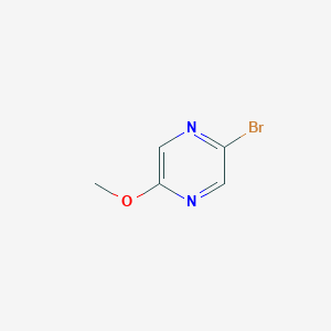 molecular formula C5H5BrN2O B117211 2-Bromo-5-methoxypyrazine CAS No. 143250-10-6