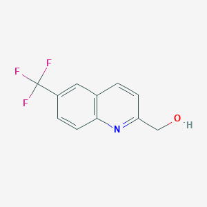 molecular formula C11H8F3NO B11721109 (6-(Trifluoromethyl)quinolin-2-yl)methanol 