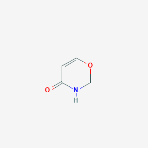 molecular formula C4H5NO2 B11721308 2,3-Dihydro-1,3-oxazin-4-one 