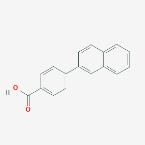 molecular formula C17H12O2 B011722 4-Naphthalen-2-yl-benzoic acid CAS No. 106359-70-0