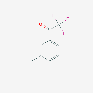 molecular formula C10H9F3O B117220 1-(3-Ethylphenyl)-2,2,2-trifluoroethanone CAS No. 155628-01-6