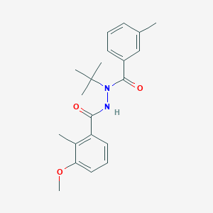 N'-(tert-butyl)-3-methoxy-2-methyl-n'-(3-methylbenzoyl)benzohydrazide