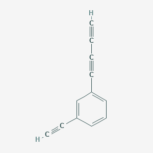 molecular formula C12H6 B117225 1-(Buta-1,3-diyn-1-yl)-3-ethynylbenzene CAS No. 154746-20-0