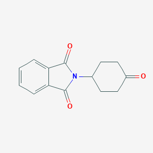 molecular formula C14H13NO3 B117227 4-邻苯二甲酰亚胺环己酮 CAS No. 104618-32-8