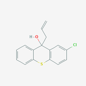molecular formula C16H13ClOS B117231 9-Allyl-2-chlorothioxanthen-9-ol CAS No. 33049-88-6