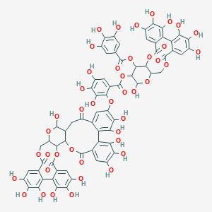 molecular formula C69H50O43 B117232 山茶单宁H CAS No. 148159-86-8