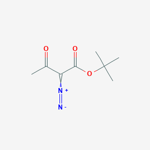 molecular formula C11H14ClNO B1172388 Tert-butyl 2-diazo-3-oxobutanoate CAS No. 13298-76-5