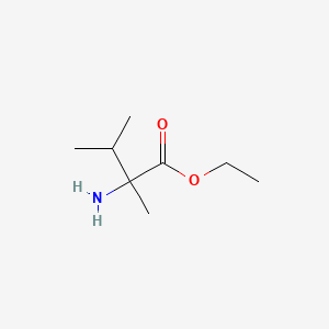 molecular formula C8H17NO2 B1172403 Ethyl 2-amino-2,3-dimethylbutanoate CAS No. 13893-48-6
